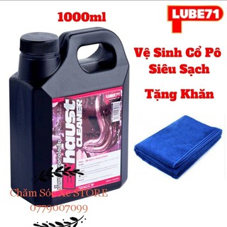 Vệ Sinh Cổ Pô Siêu Sạch Lube71 EXHAUST CLEANER 1000ml + Tặng Khăn