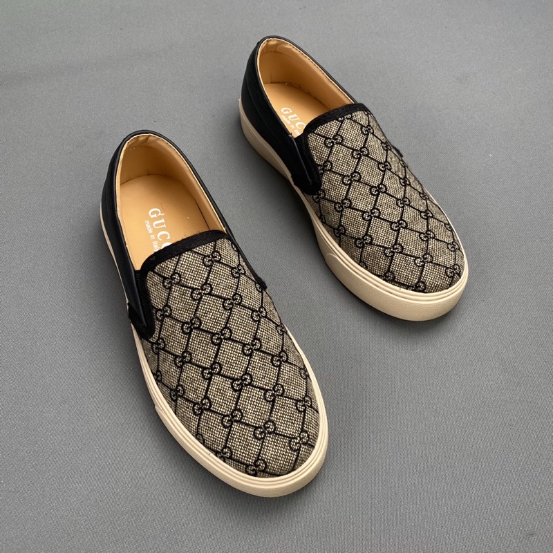 [KHO HÀ NỘI] Giày Lười Nam Slipon GC- Vải Cao Cấp GC1 Giày Nam Cao Cấp
