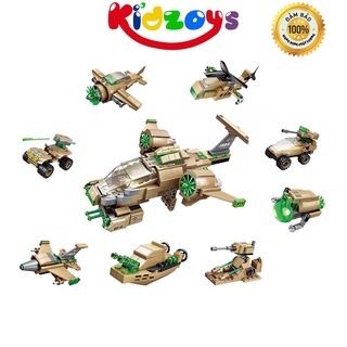 Bộ Đồ Chơi Lắp Ráp Lego Bé Trai - Máy Bay Đột Kích 360 Mảnh Ghép - Nhựa ABS An Toàn Cho Bé