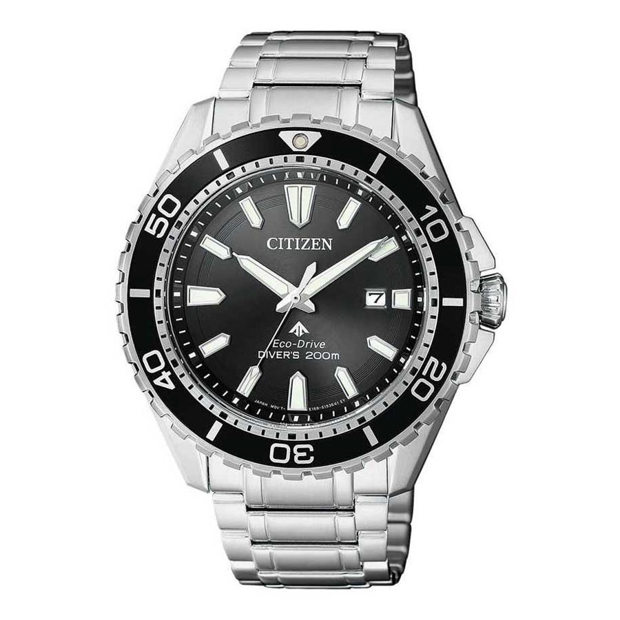 Đồng Hồ Nam Citizen Dây Thép Không Gỉ BN0190-82E - Mặt Đen