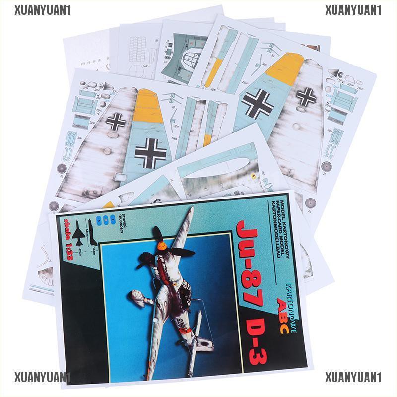 Máy Bay Ném Bom Junkers Ju-87 D-3 Tỉ Lệ 1: 33