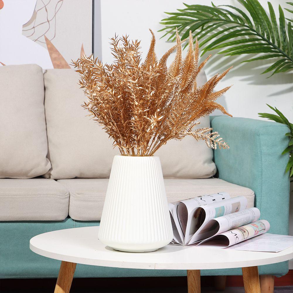 ZAIJIE24 1 Nhánh Lá Nhân Tạo Dùng Trang Trí Nhà Cửa Dịp Giáng Sinh