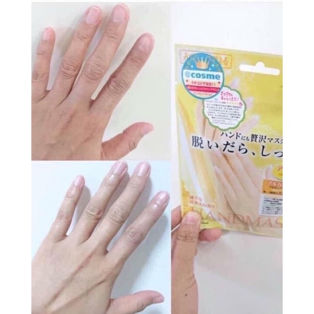 Mặt nạ ủ tay Handmask Beauty Nhật Bản - Mặt nạ tay Nhât Bản cho da tay mềm mại, mịn màng, dưỡng trắng