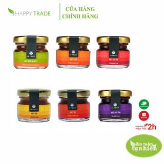 Mứt trái cây Le Fruit combo 6 lọ 30g lọ