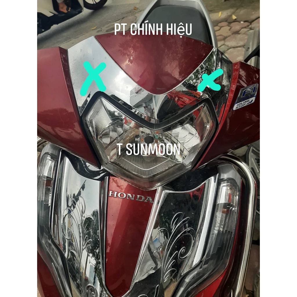 Trang trí nắp tay lái chữ v tay lái lead 125 2018-2022 honda