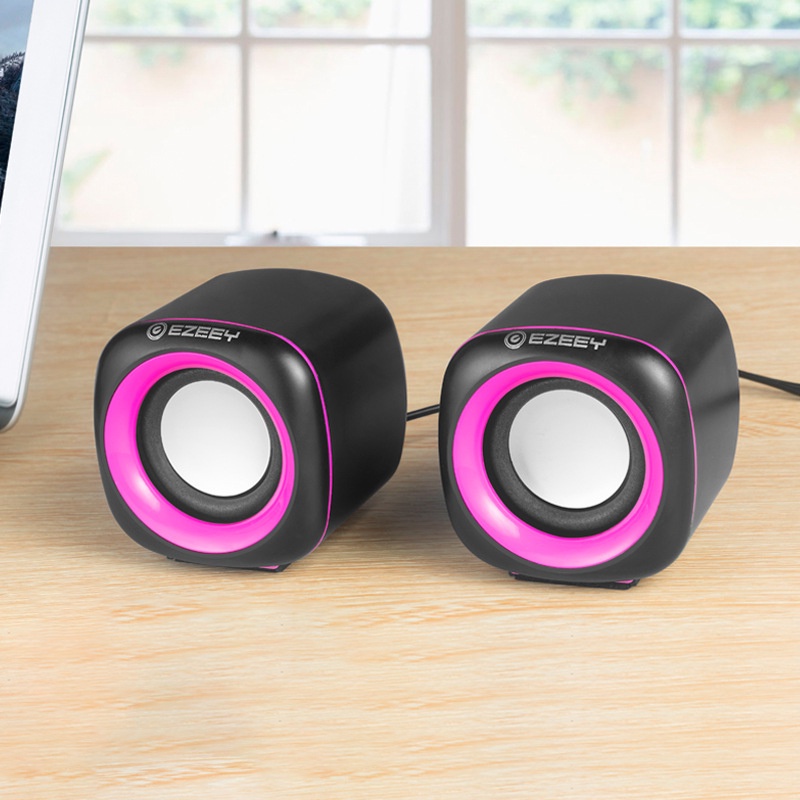 Loa Máy Tính - Loa Để Bàn EZEEY Cao Cấp Loại Có Dây Kiểu Dáng Hiện Đại Âm Bass Mạnh Mẽ