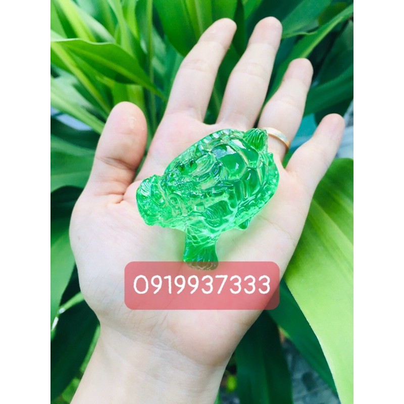 Tượng long quy thuỷ tinh màu (6*4 cm ) | BigBuy360 - bigbuy360.vn