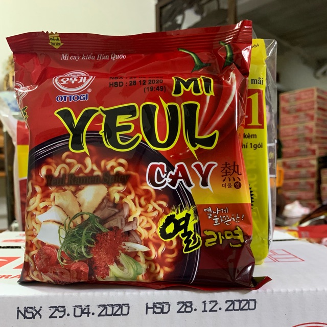 MÌ YEUL CAY KIỂU HÀN QUỐC OTTOGI 120g