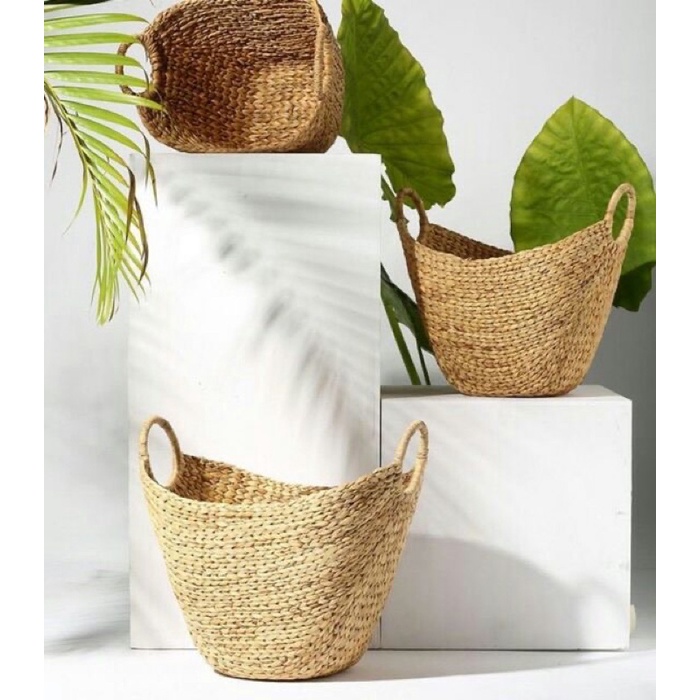 Sọt lục bình đựng quần áo 43*30*28/32/39 cm