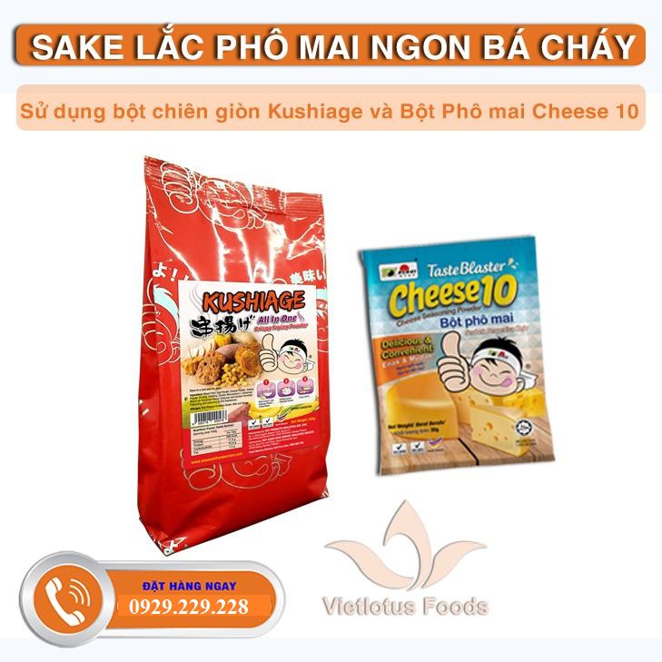 [Mã SKAMLTSM9 giảm 10% đơn 99K] Set 3 gói bột phomai Malaysia gói nhỏ 30g