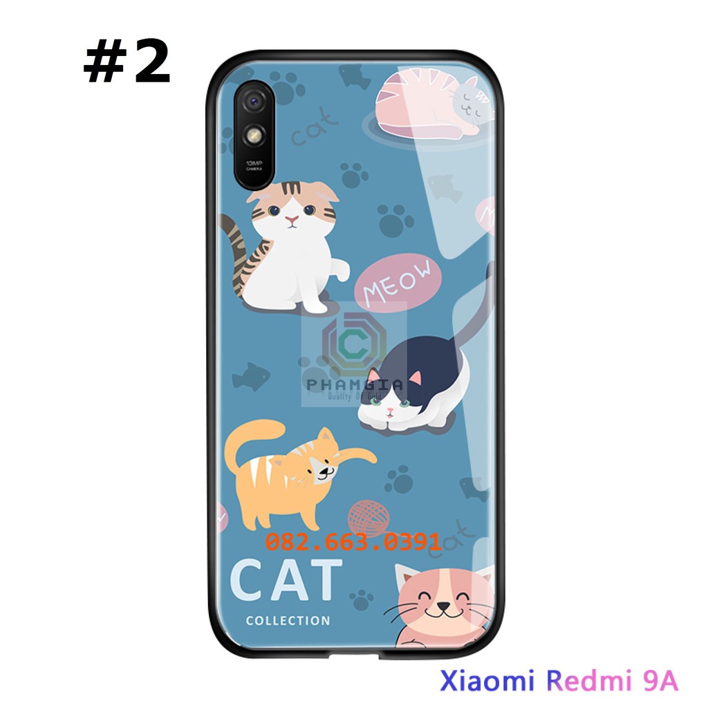 Ốp lưng Xiaomi Redmi 9A dẻo in hình mèo siêu sắc nét, in hình theo yêu cầu