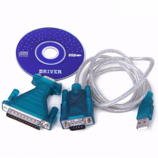 Cáp chuyển tín hiệu Usb sang cổng COM RS232- Cable Usb to RS232 - Dây chuyển đổi usb ra COM - Cáp Usb to RS232 đa năng