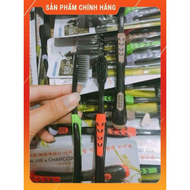 [ HÀNG SIÊU TỐT]  SÉT 4 BÀN CHẢI THAN HOẠT TÍNH HÀN QUỐC