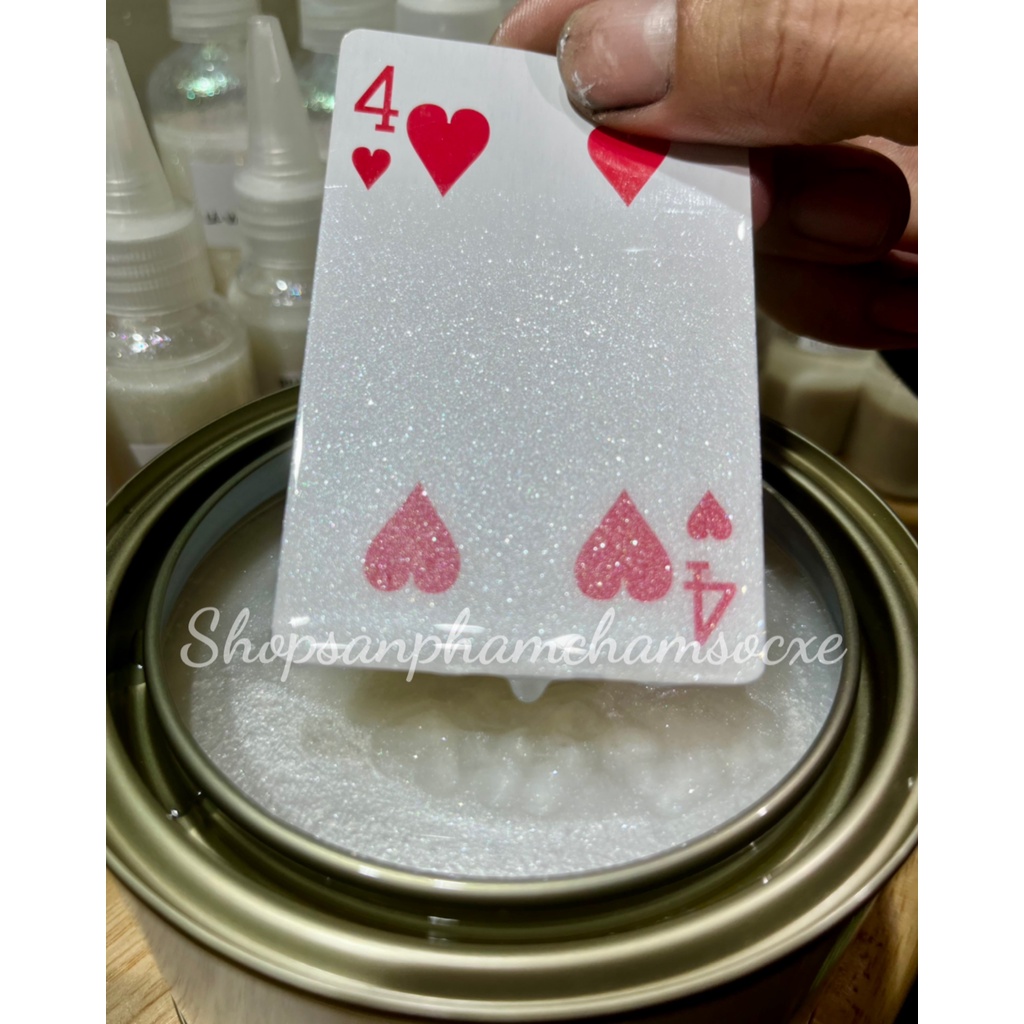 Màu trắng ngà pha lê NHB35P Honda AB - Sơn 2k