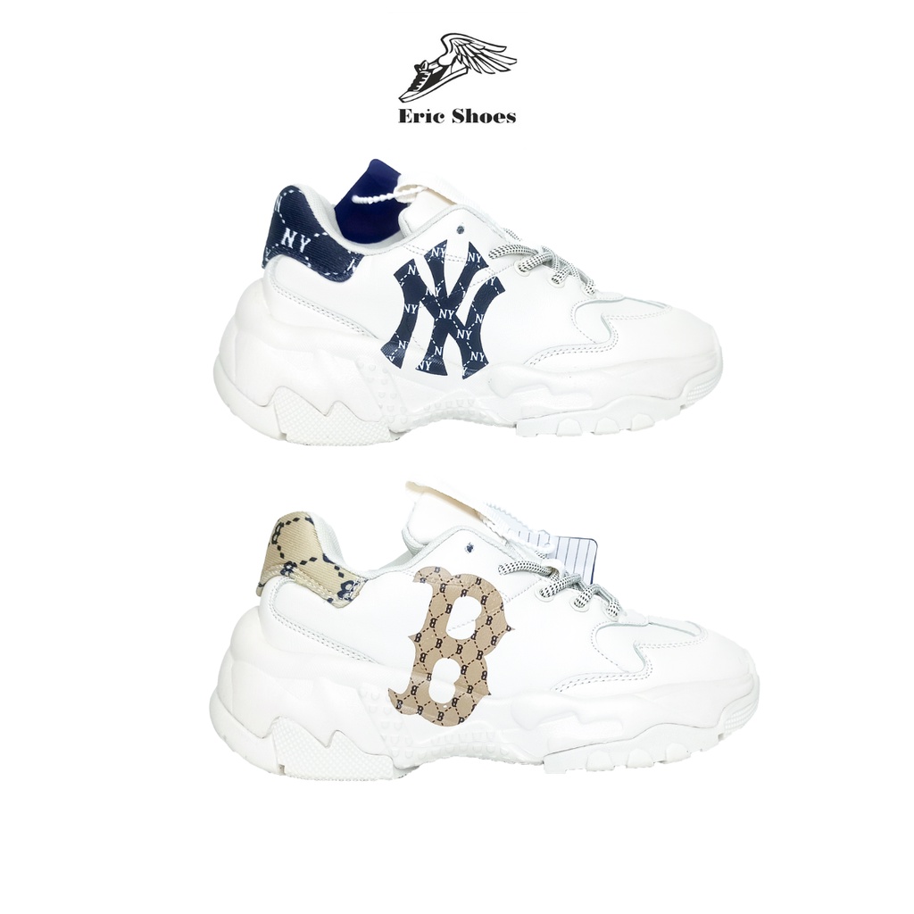 Giày Sneaker thể thao nam nữ Chunky New York, Boston đế độn 4cm, tôn dáng, nhẹ êm