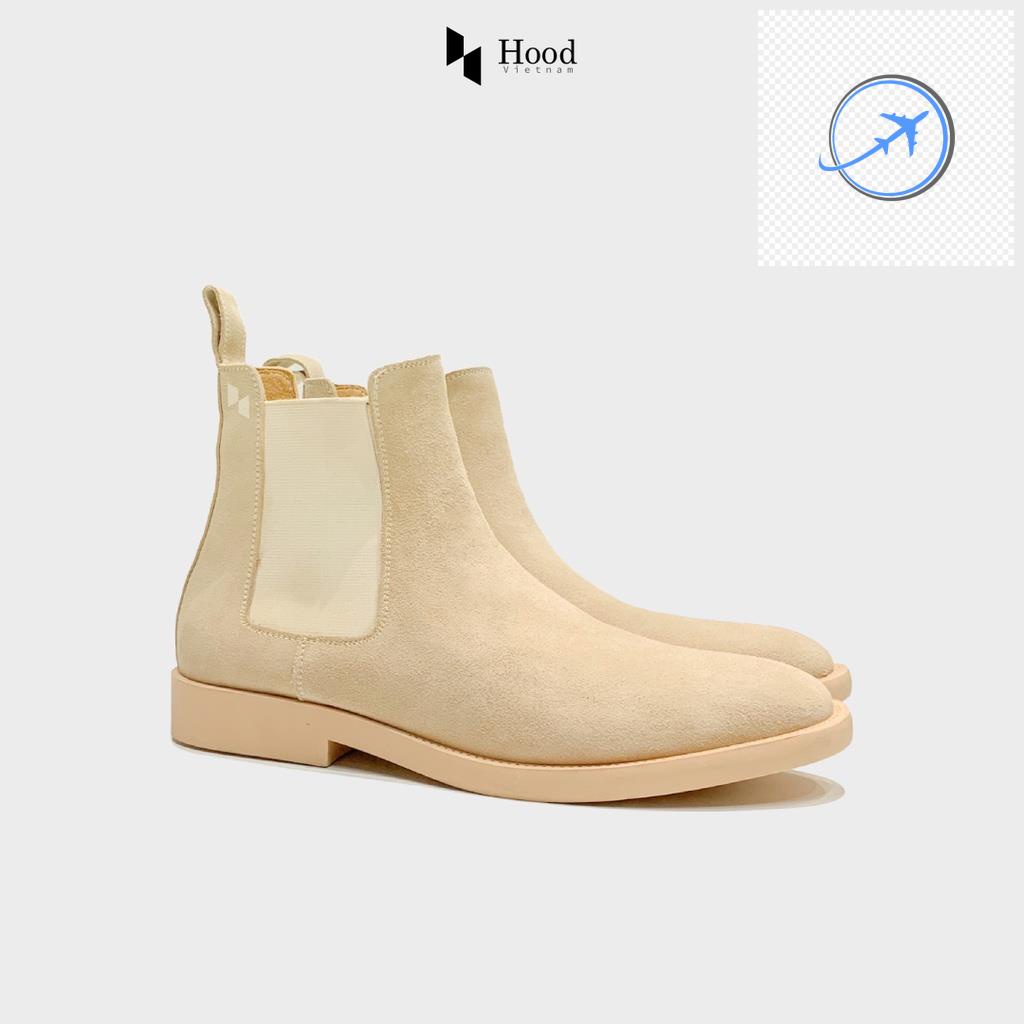 🚴🏇 Giày Chelsea Boot màu Tan - Giúp tăng chiều cao 7 cm, Da lộn xịn xò - Bảo hành 12 tháng //thehood 🚴🏇