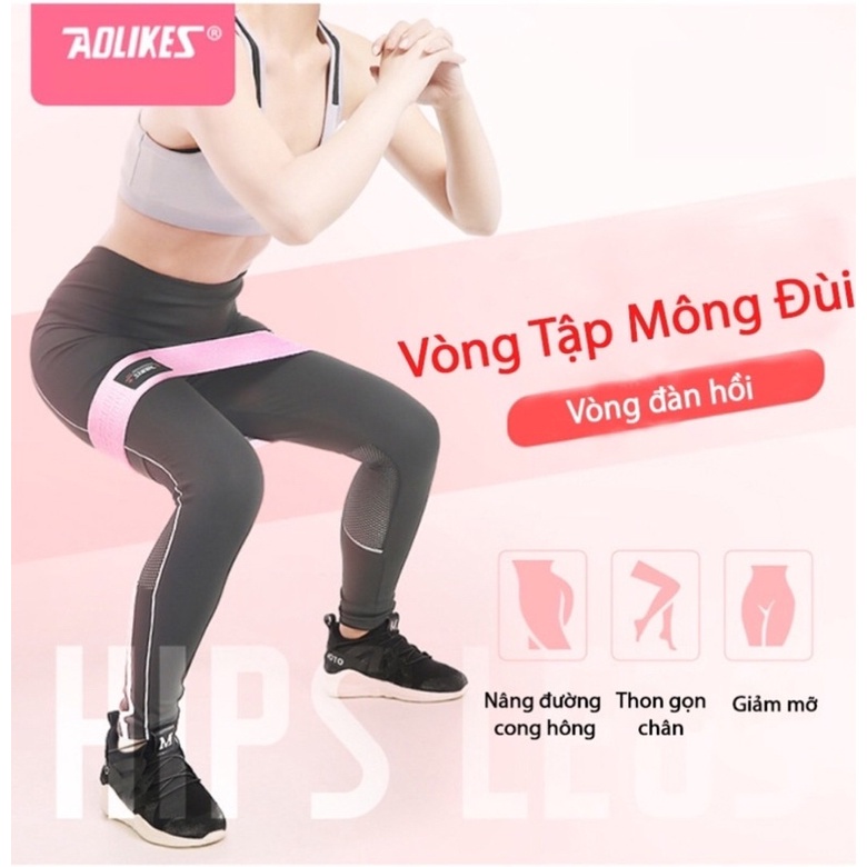 Dây Tập Mông Đùi Đàn Hồi Miniband Aolike Chính Hãng Cao Cấp