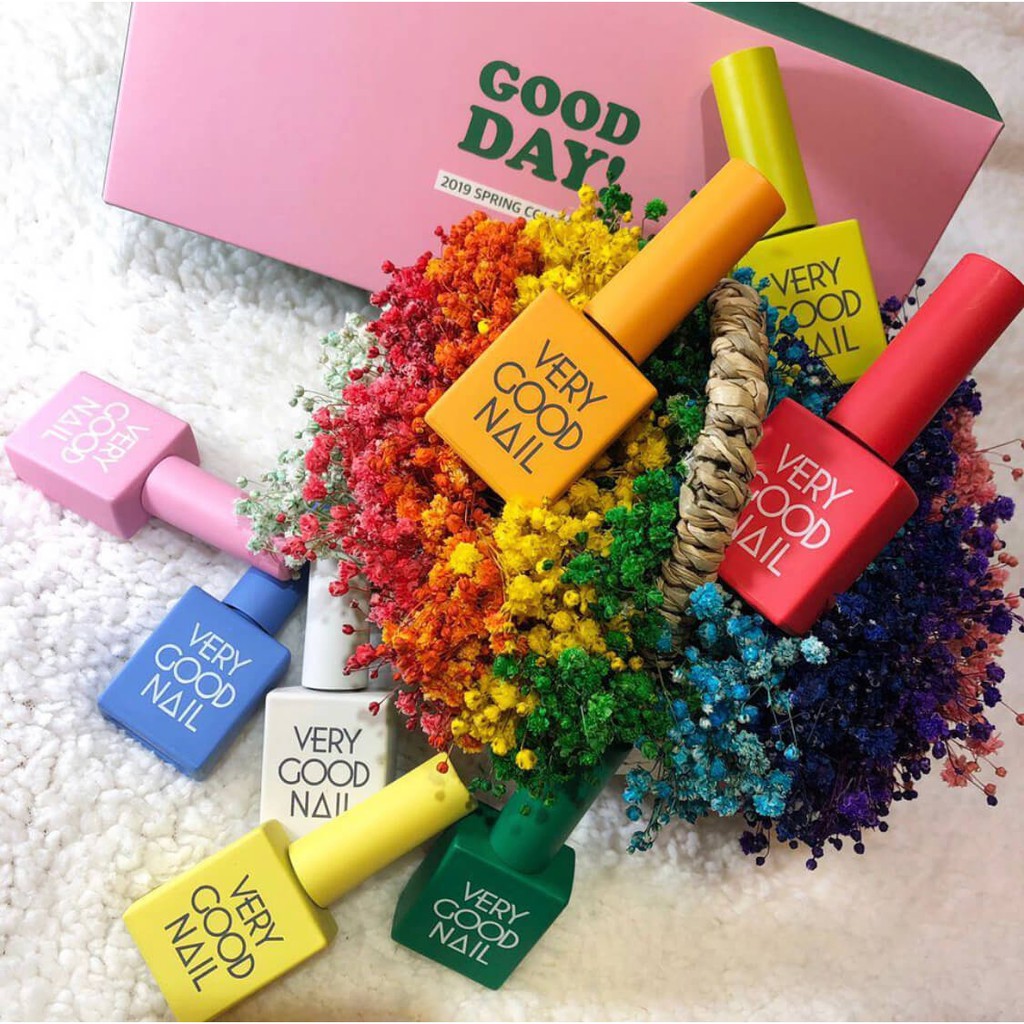 Very good Nail Sơn gel Chính hãng Hàn quốc, Chọn màu Good Day Spring Collection, Chai lẻ 10ml