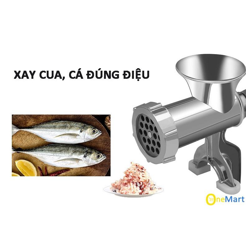 Máy xay thịt bằng tay FREESHIP Máy xay thịt bằng tay đế kẹp bàn, chất liệu cao cấp không gỉ, an  toàn 5731