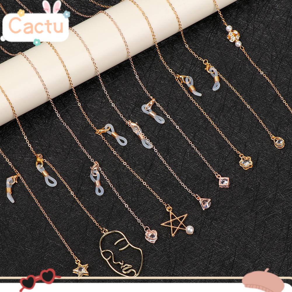 Dây Xích Kim Loại Giữ Mắt Kính Chống Trượt Phong Cách Thể Thao Thời Trang Cho Nam Và Nữ