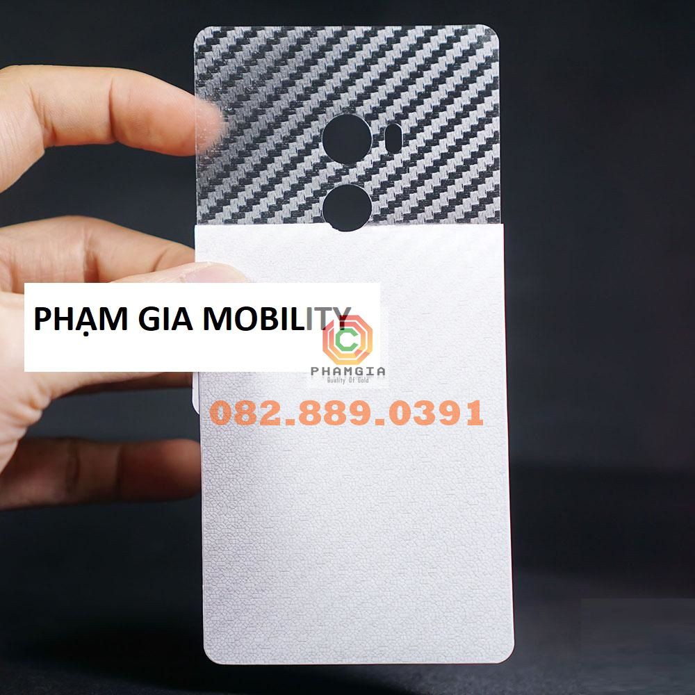 Miếng dán mặt lưng skin carbon Xiaomi Mi Mix/ Mi Mix 2