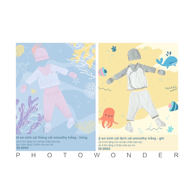 Set cài thẳng smoothy Little love Lil