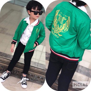 Xanh-đỏ* Sỉ áo kaki in nhũ đại bàng MS6985