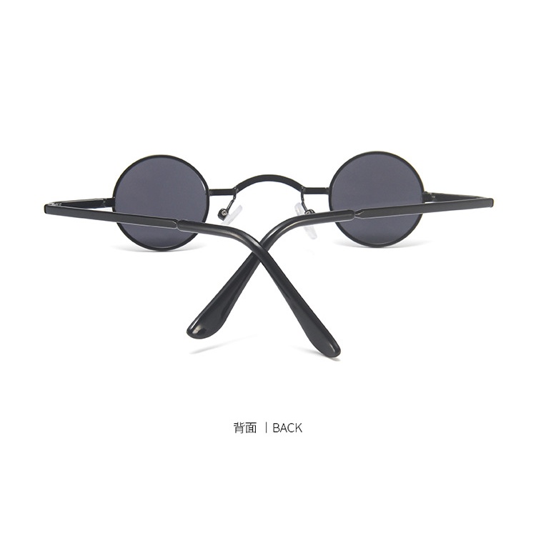 Kính Mát Gọng Kim Loại Tròn Chống Tia UV400 Thời Trang Cho Bé