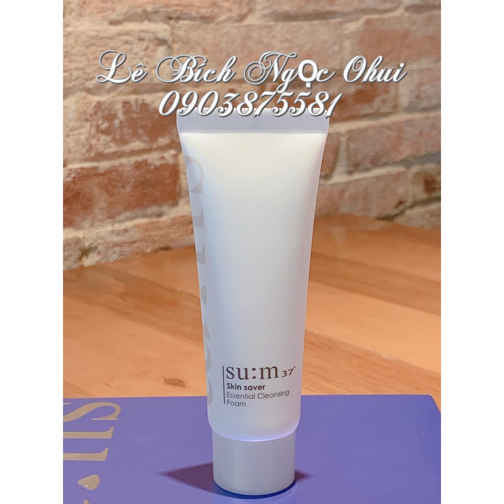 Sữa Rửa Mặt Sum Trắng Da - Su:m37 Skin Saver Essential Cleansing Foam 40ml