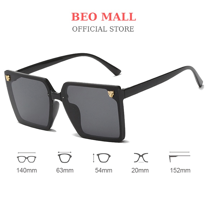 Kính mát nữ thời trang BEOMALL thiết kế đẹp và cá tính chống nắng tốt KT034