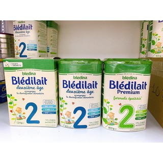 Sữa bột Bledina bledilait số 2 mẫu mới đủ bill Pháp