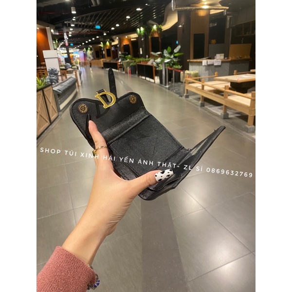 Ví gấp cầm tay đior nhỏ gọn thời trang( ảnh thật cam kết như hình) hàng full box