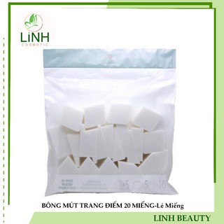 BÔNG MÚT TRANG ĐIỂM 20 MIẾNG-Lẻ Miếng