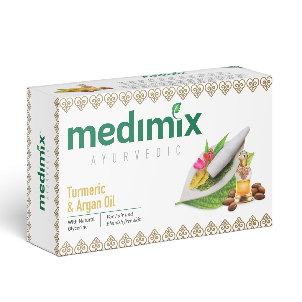 Combo 2 loại Xà phòng Medimix 18 Loại Thảo Dược - Nghệ Và Dầu Argan