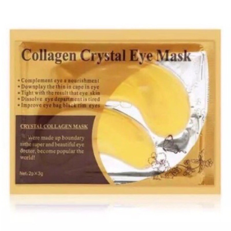 Mặt nạ mắt Collagen Crystal Eye Mask giúp giảm quầng thâm giảm nhăn