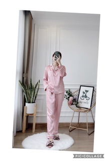 Bộ pijama lụa siêu xinh