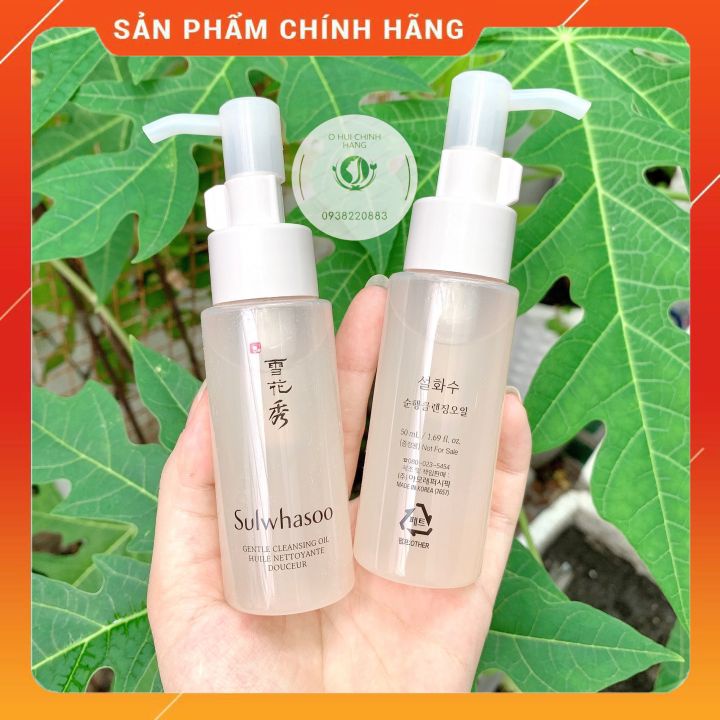 [Không vỏ hộp] Chai Dầu tẩy trang sulwhasoo 50ml_DẦU TẨY TRANG DỊU NHẸ SẠCH SÂU CAO CẤP SULWHASOO GENTLE CLEANSING OIL