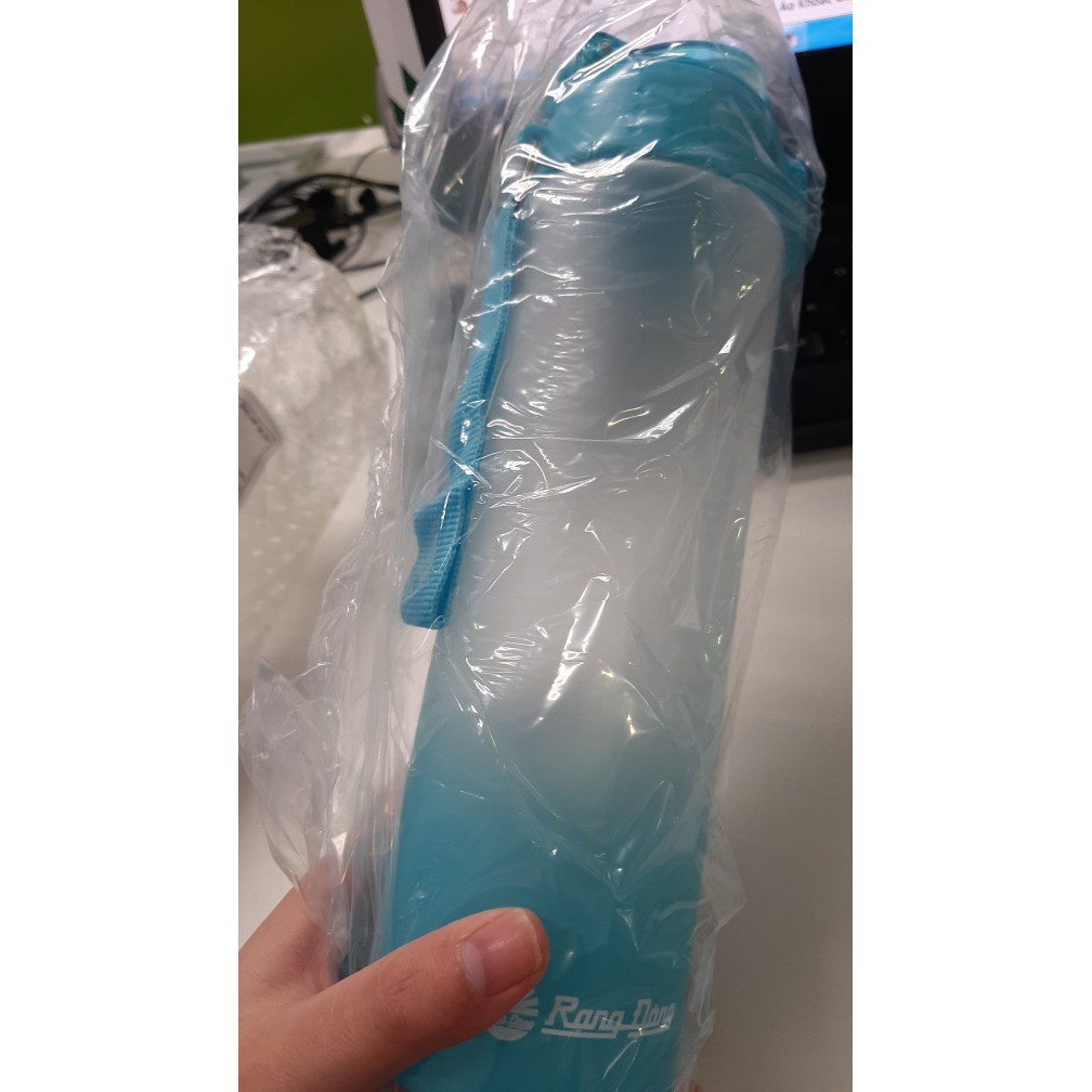 Bình nước học sinh cầm tay 500ml Rạng Đông, nhựa PC/PP an toàn, độ bền cao