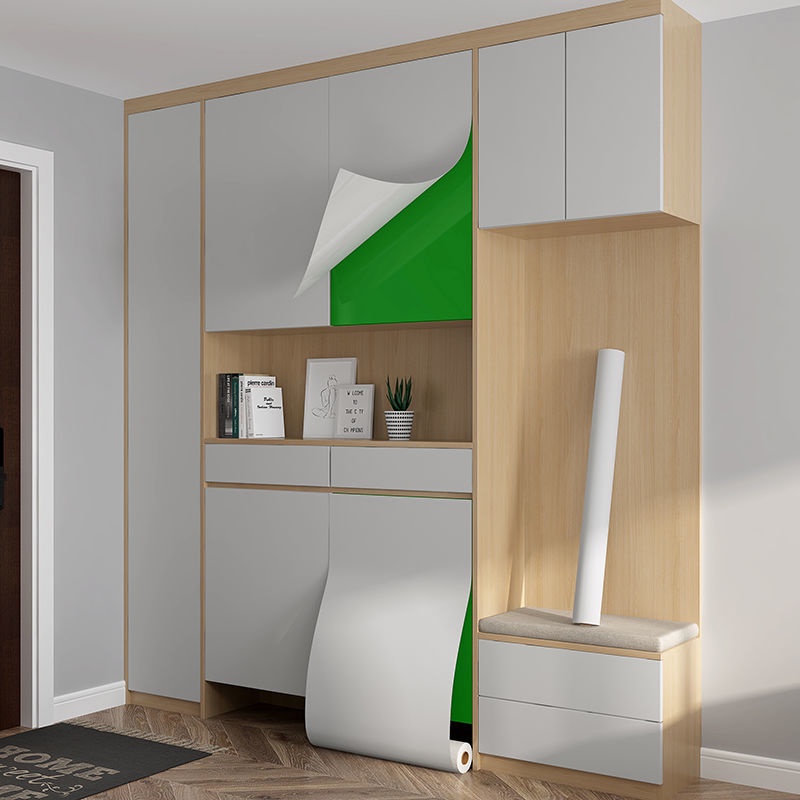 Giấy Dán Tường Dày Dặn Thay Đổi Màu Sắc Chống Thấm Nước Tự Dính Trang Trí Tủ Quần Áo