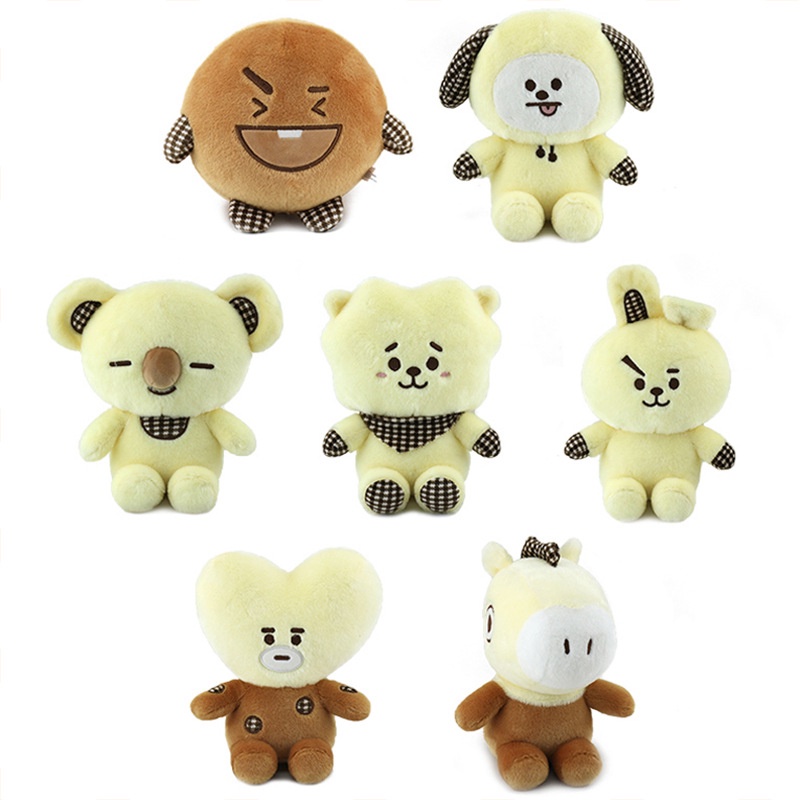 Thú Nhồi Bông Hình Bt21 Hoạt Hình Mềm Mại Xinh Xắn