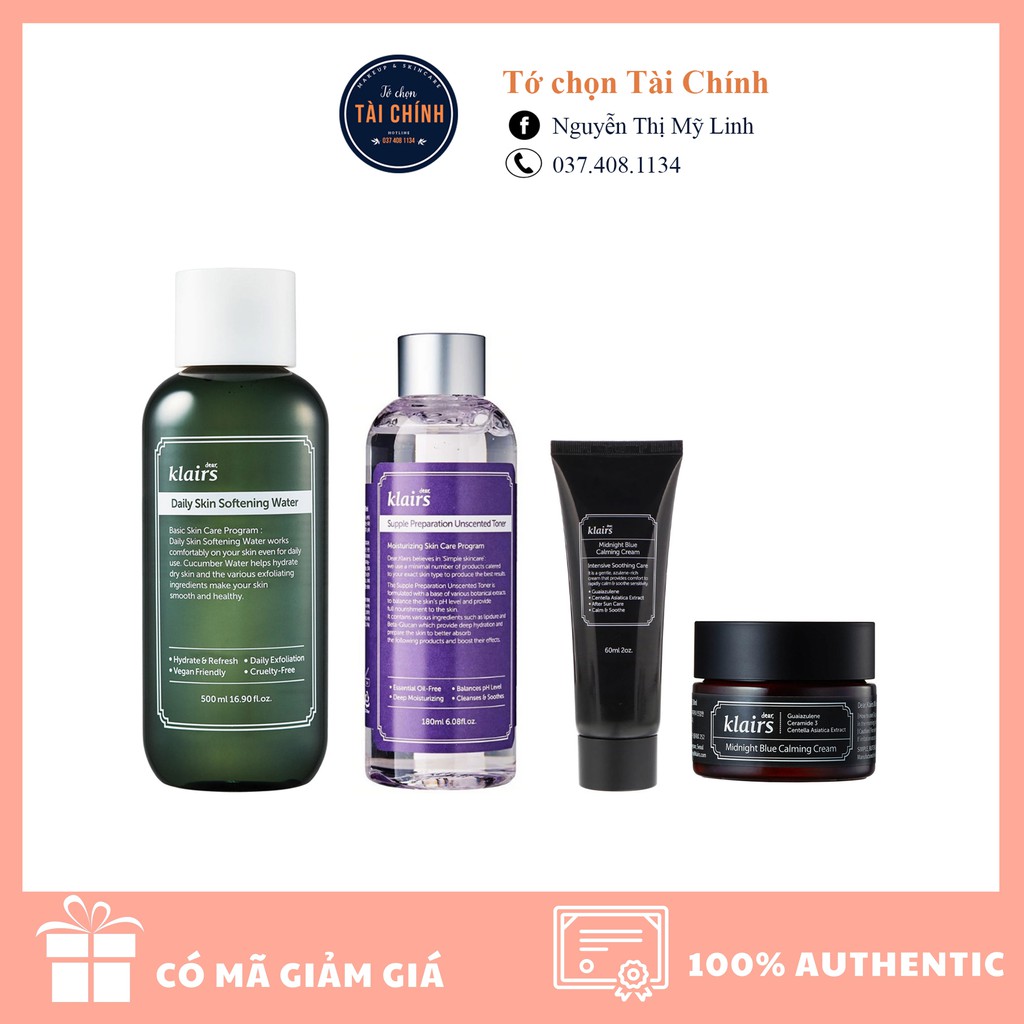 Bộ sản phẩm Nước hoa hồng Toner Dear Klairs Supple Prepara 180ml | BigBuy360 - bigbuy360.vn