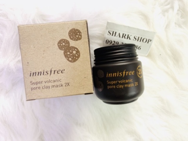 Mặt nạ đất sét Innisfree Super Volcanic Pore Clay Mask 2X ( MẪU MỚI 2X )