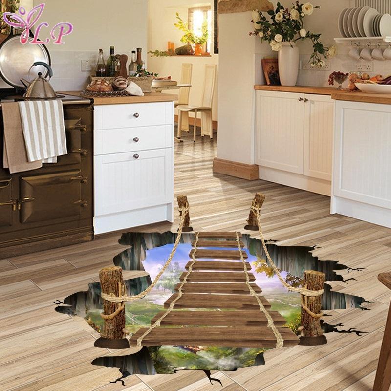 Miếng dán sàn 3D hình cầu , dễ chùi rửa