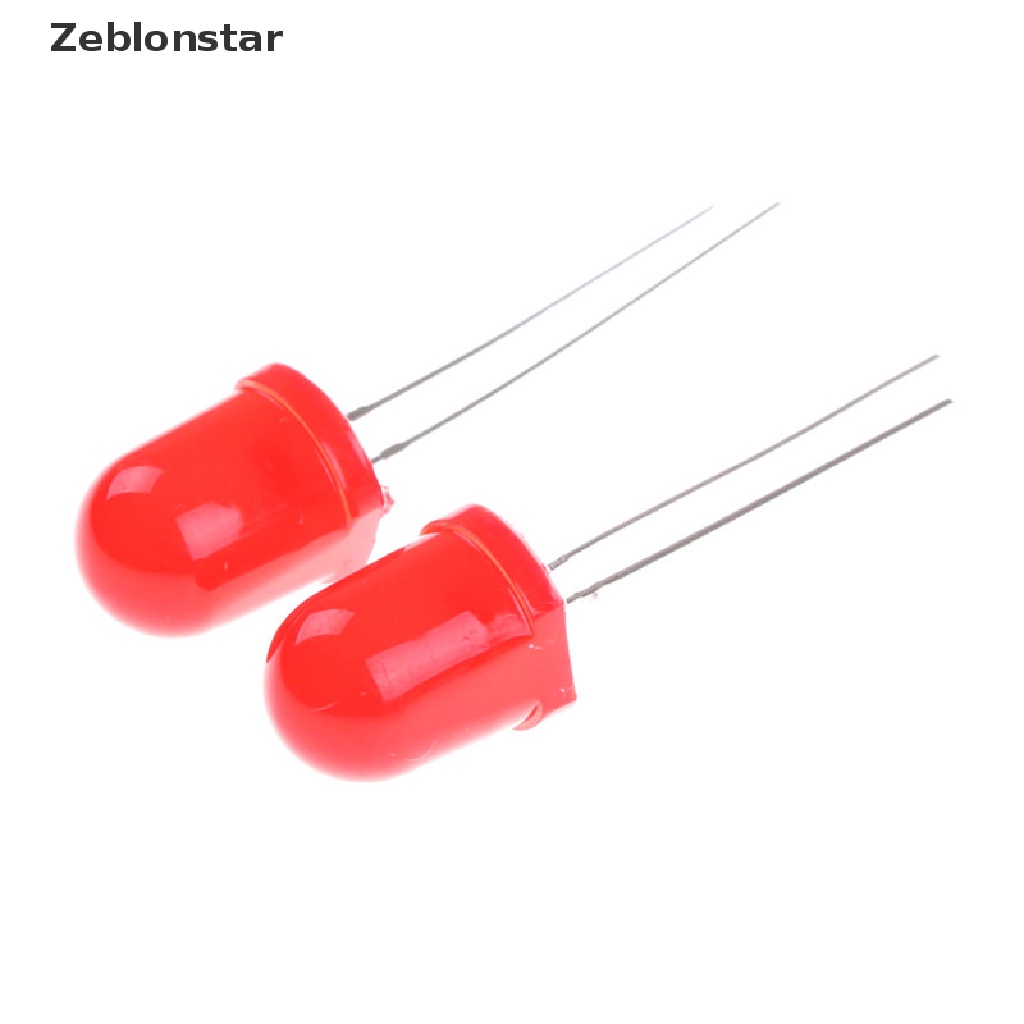 Set 20 Đèn LED Diode 3V 2-Pin 10mm Màu Đỏ