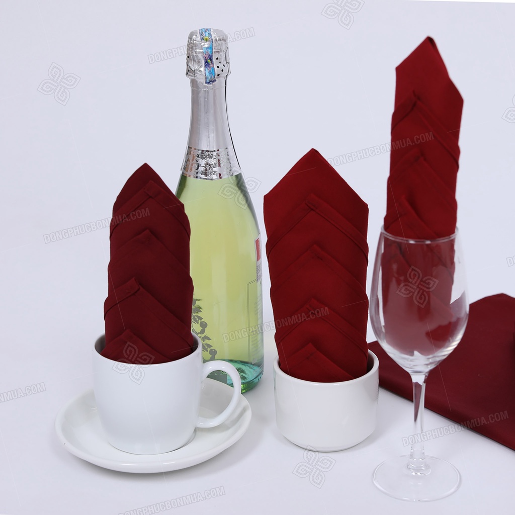 Khăn Ăn Nhà Hàng Chất Liệu vải Kaki Cao Cấp 100% Cotton Trang Bị Nhà hàng 5 Sao sẵn hàng