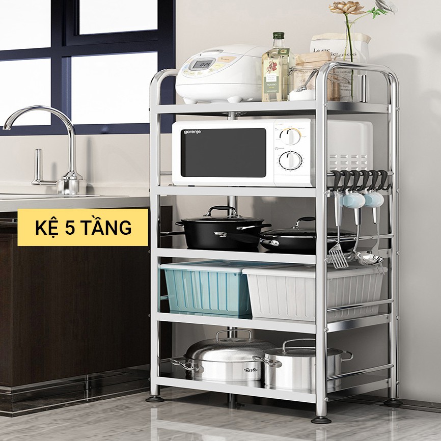 [𝐓𝐚̣̆𝐧𝐠 𝟔 𝐌𝐨́𝐜 𝐓𝐫𝐞𝐨] Giá Kệ Inox 304 K10 ANDO, Kệ Để Đồ, Lò Nướng, Nồi Chiên Không Dầu, Nồi, Chảo, Chai Lọ Gia Vị | BigBuy360 - bigbuy360.vn