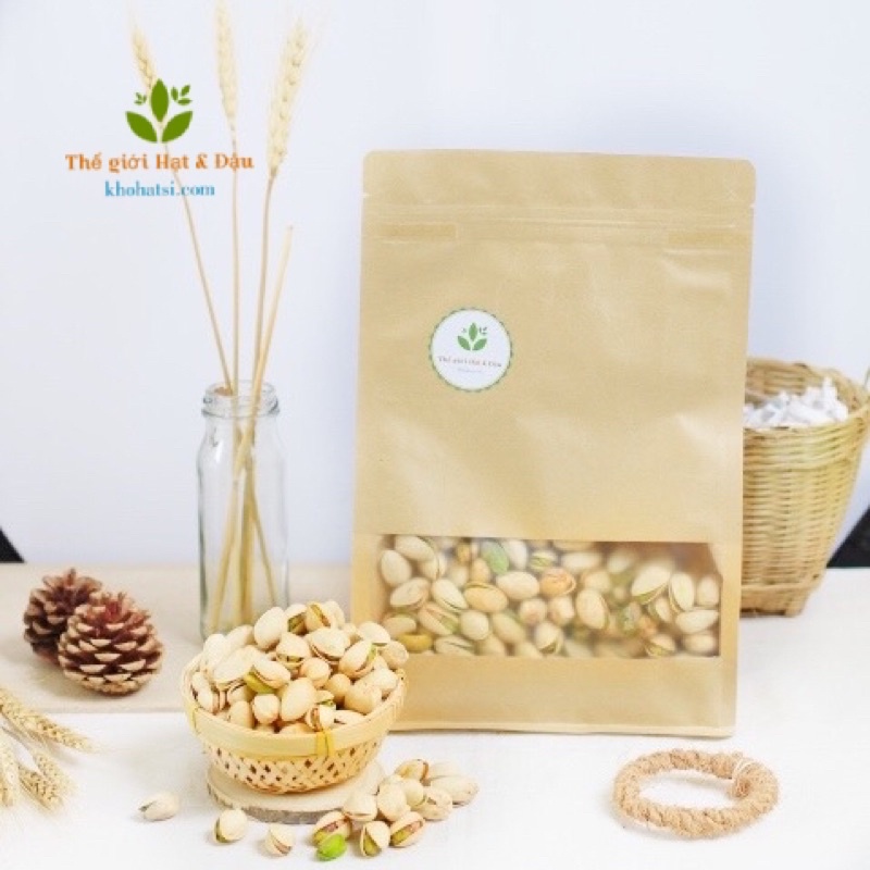 500g Hạt Dẻ Cười Mỹ Không Tẩy Trắng Pistachios