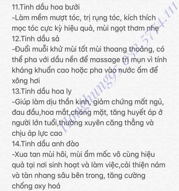 Tinh Dầu Thơm Phòng FREESHIP Tinh Dầu Xanh Nguyên Chất 10ml Chính Hãng Nhiều Mùi Thơm Phòng, Đuổi Muỗi (14 Mùi)