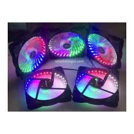 Fan Led 33 Bóng Đèn Led 5 màu 12cm Làm Mát Cho Case Máy Tính làm mát cho máy tính của bạn