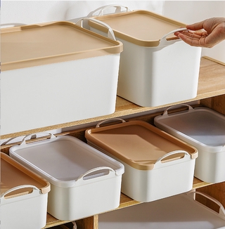 Portable Removable Storage Box High-quality Plastic Toys Clothes Storage Snack Storage Box Japanese Storage Basket